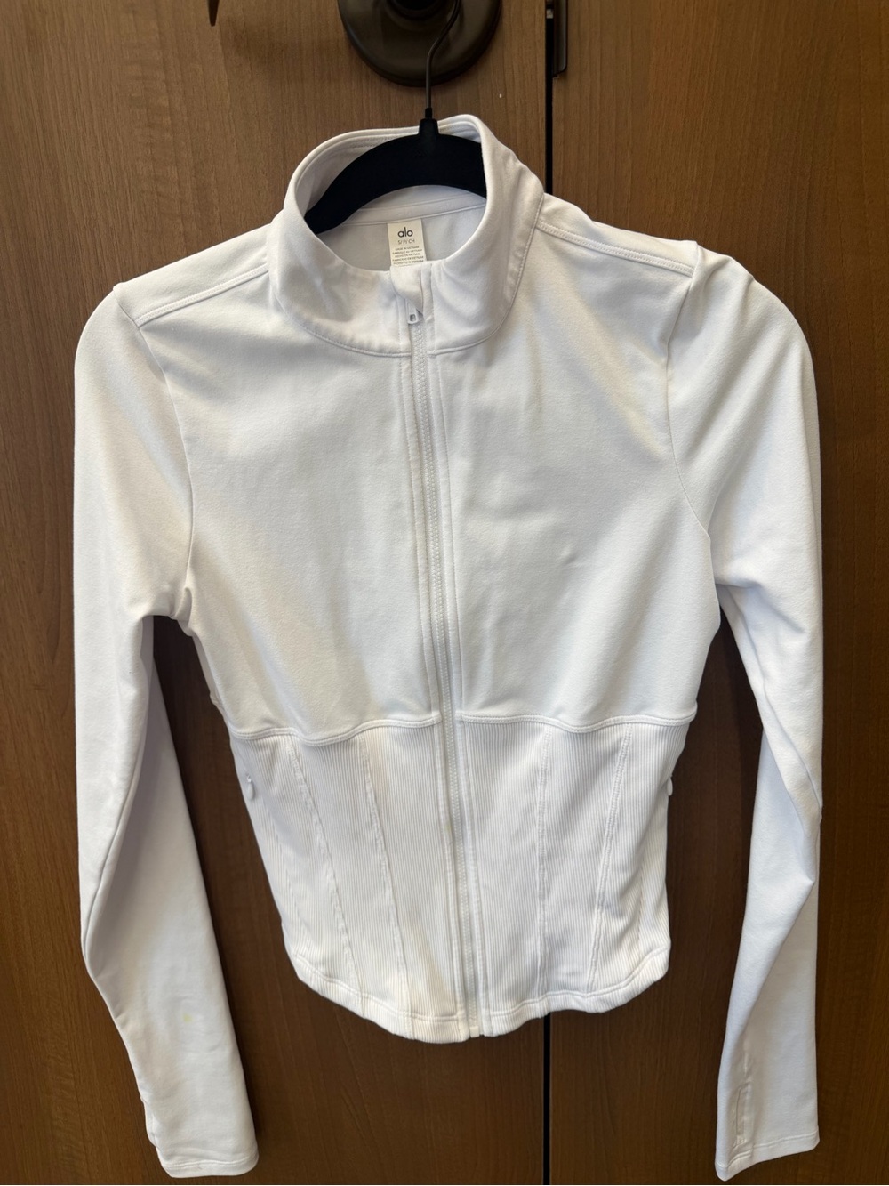 ALO Yoga Airbrush Corset Full Zip Jacket